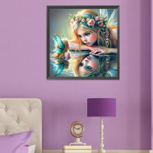 Load image into Gallery viewer, Diamond Painting - Full Round - Butterfly Girl (50*50CM)