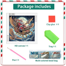 Load image into Gallery viewer, Diamond Painting - Partial Special Shaped - Santa Claus (30*30CM)