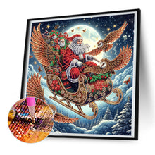 Load image into Gallery viewer, Diamond Painting - Partial Special Shaped - Santa Claus (30*30CM)