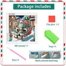 Load image into Gallery viewer, Diamond Painting - Partial Special Shaped - Santa Claus (30*30CM)