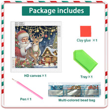 Load image into Gallery viewer, Diamond Painting - Partial Special Shaped - Santa Claus (30*30CM)