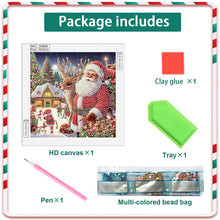 Load image into Gallery viewer, Diamond Painting - Partial Special Shaped - Santa Claus (30*30CM)
