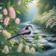 Load image into Gallery viewer, Diamond Painting - Partial Special Shaped - Birds and flowers (30*30CM)