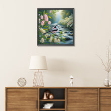 Load image into Gallery viewer, Diamond Painting - Partial Special Shaped - Birds and flowers (30*30CM)