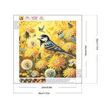 Load image into Gallery viewer, Diamond Painting - Partial Special Shaped - Birds and flowers (30*30CM)