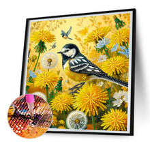 Load image into Gallery viewer, Diamond Painting - Partial Special Shaped - Birds and flowers (30*30CM)