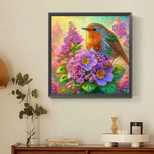 Load image into Gallery viewer, Diamond Painting - Partial Special Shaped - Birds and flowers (30*30CM)