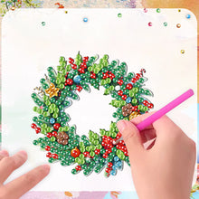 Load image into Gallery viewer, 6Pcs Acrylic Christmas Elements Diamond Painting Refrigerator Magnet for DIY Art