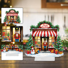 Load image into Gallery viewer, Acrylic Christmas Gift House Special Shape Diamond Painting Desktop Ornaments