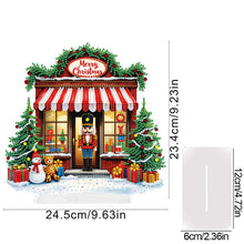 Load image into Gallery viewer, Acrylic Christmas Gift House Special Shape Diamond Painting Desktop Ornaments