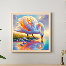 Load image into Gallery viewer, Diamond Painting - Full Round - Jewel Swan (30*30CM)