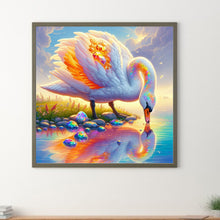Load image into Gallery viewer, Diamond Painting - Full Round - Jewel Swan (30*30CM)