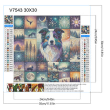 Load image into Gallery viewer, Diamond Painting - Full Round - Scenic Border Collie (30*30CM)