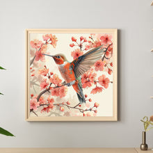 Load image into Gallery viewer, Diamond Painting - Full Round - Hummingbird Plum Blossom (30*30CM)