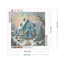 Load image into Gallery viewer, Diamond Painting - Full Round - Christmas house (40*40CM)