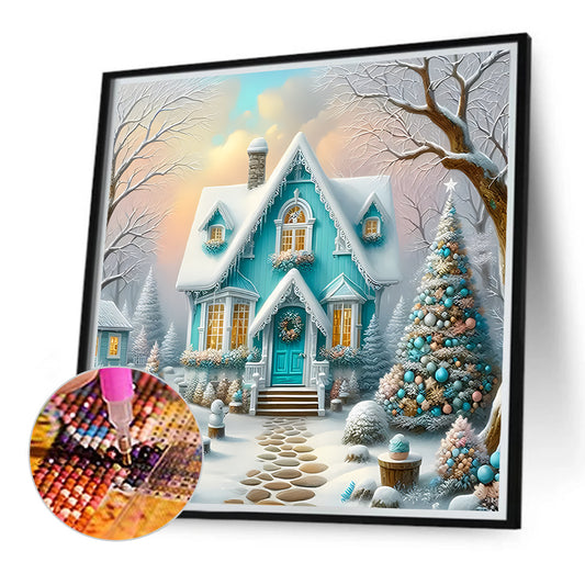 Diamond Painting - Full Round - Christmas house (40*40CM)