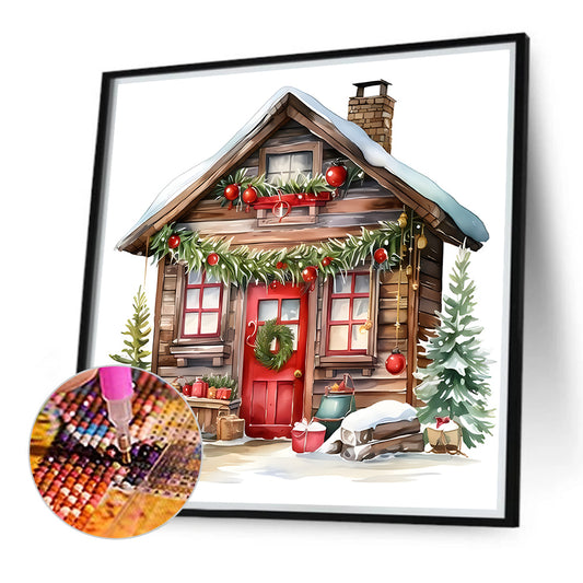 Diamond Painting - Full Round - Christmas house (40*40CM)