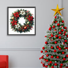 Load image into Gallery viewer, Diamond Painting - Full Square - Christmas wreath (30*30 CM)