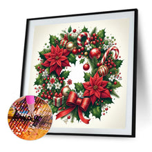 Load image into Gallery viewer, Diamond Painting - Full Square - Christmas wreath (30*30 CM)