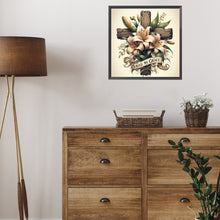 Load image into Gallery viewer, AB Diamond Painting - Full Square - Cross flowers (40*40CM)