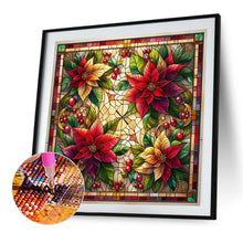 Load image into Gallery viewer, AB Diamond Painting - Full Square - Poinsettia in glass (40*40CM)