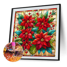 Load image into Gallery viewer, AB Diamond Painting - Full Square - Poinsettia in glass (40*40CM)