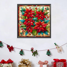 Load image into Gallery viewer, AB Diamond Painting - Full Square - Poinsettia in glass (40*40CM)