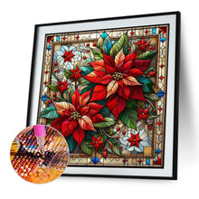Load image into Gallery viewer, AB Diamond Painting - Full Square - Poinsettia in glass (40*40CM)