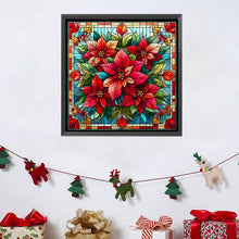 Load image into Gallery viewer, AB Diamond Painting - Full Square - Poinsettia in glass (40*40CM)