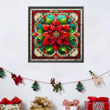 Load image into Gallery viewer, AB Diamond Painting - Full Square - Poinsettia in glass (40*40CM)