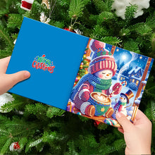 Load image into Gallery viewer, 12pcs Christmas Diamond Painting Greeting Cards Diamond Art Christmas Cards (A)