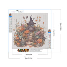 Load image into Gallery viewer, Diamond Painting - Full Round - Cartoon witch door (30*30CM)