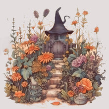 Load image into Gallery viewer, Diamond Painting - Full Round - Cartoon witch door (30*30CM)