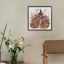 Load image into Gallery viewer, Diamond Painting - Full Round - Cartoon witch door (30*30CM)