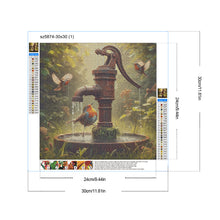 Load image into Gallery viewer, Diamond Painting - Full Round - Birds in the well (30*30CM)