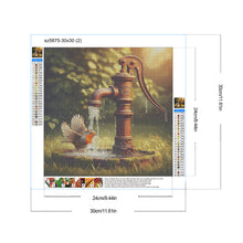 Load image into Gallery viewer, Diamond Painting - Full Round - Birds in the well (30*30CM)