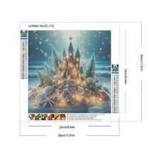 Load image into Gallery viewer, Diamond Painting - Full Round - Beach castle (30*30CM)