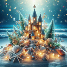 Load image into Gallery viewer, Diamond Painting - Full Round - Beach castle (30*30CM)