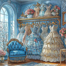 Load image into Gallery viewer, Diamond Painting - Full Round - European court dress (40*40CM)