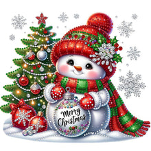 Load image into Gallery viewer, 6Pcs Partial Special Diamond Painting Set - Christmas snowman (30*30CM)