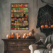 Load image into Gallery viewer, AB Diamond Painting - Full Round - Bottles on display shelf (40*60CM)