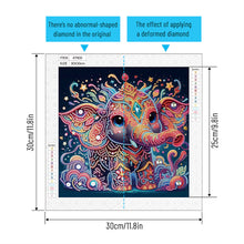 Load image into Gallery viewer, Diamond Painting - Partial Special Shaped - Elephant (30*30CM)