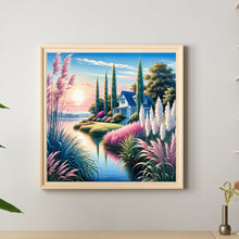 Load image into Gallery viewer, Diamond Painting - Full Round - Reed lakeside cottage (30*30CM)