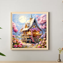 Load image into Gallery viewer, Diamond Painting - Full Round - Mobile cottage riverside flowers (30*30CM)