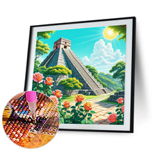 Load image into Gallery viewer, Diamond Painting - Full Round - Rose Castillo pyramid (30*30CM)