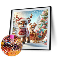 Load image into Gallery viewer, Diamond Painting - Full Round - Sled elk (30*30CM)