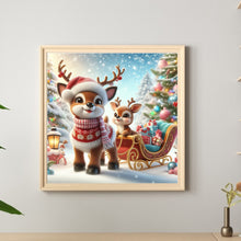 Load image into Gallery viewer, Diamond Painting - Full Round - Sled elk (30*30CM)