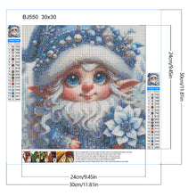 Load image into Gallery viewer, Diamond Painting - Full Round - Christmas white-haired elf (30*30CM)
