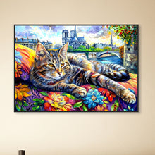 Load image into Gallery viewer, Diamond Painting - Full Round - Cat (40*30CM)