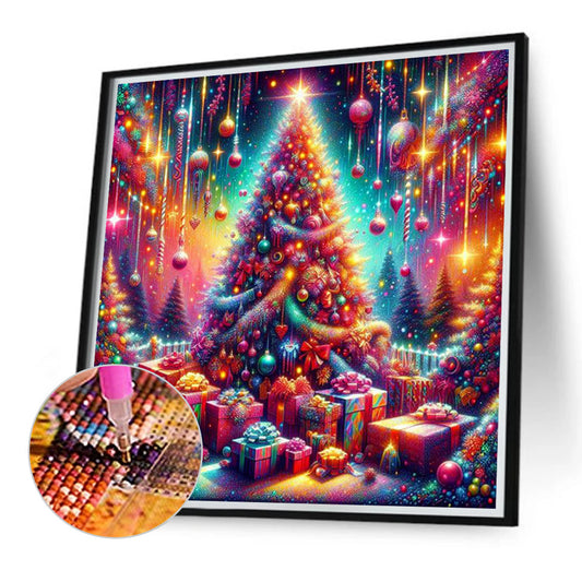 Diamond Painting - Full Round - Christmas of calves (30*30CM)